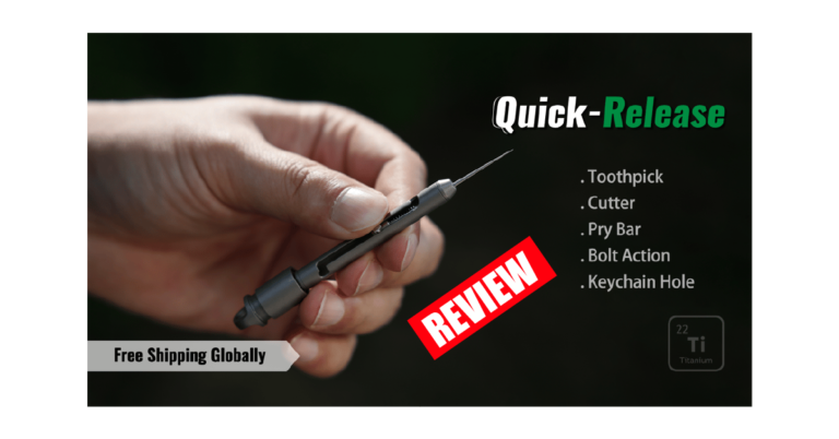 The AcePick Review - Titanium Quick Release Toothpick & Multi-tool