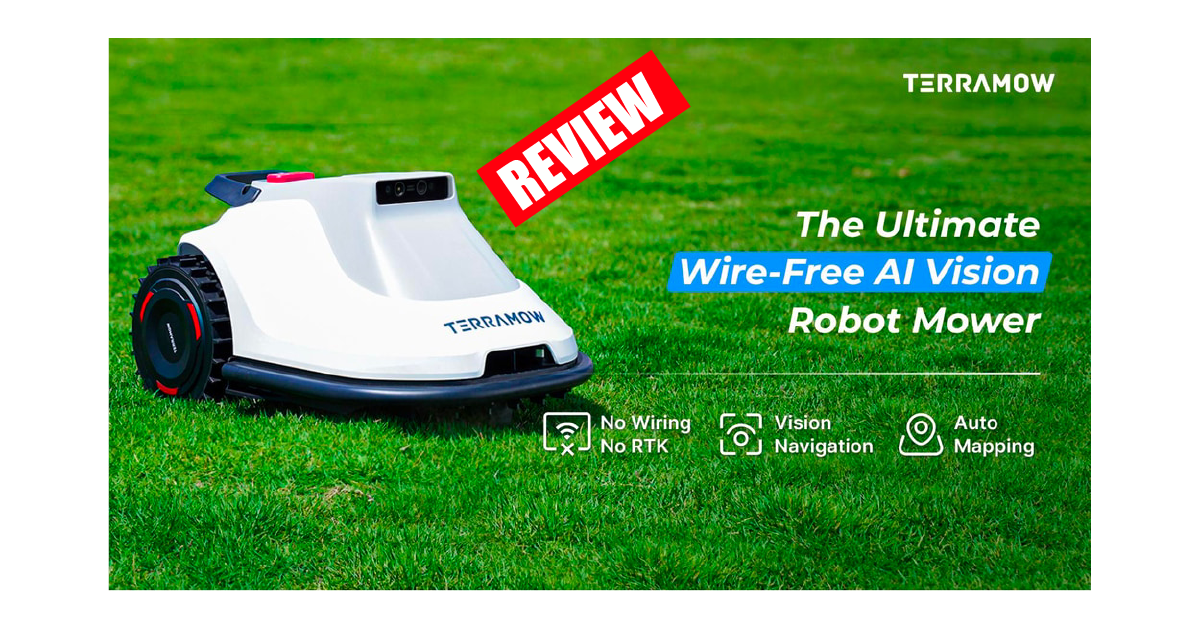 TerraMow Review : Ultimate Wire Free AI Vision Robot Mower