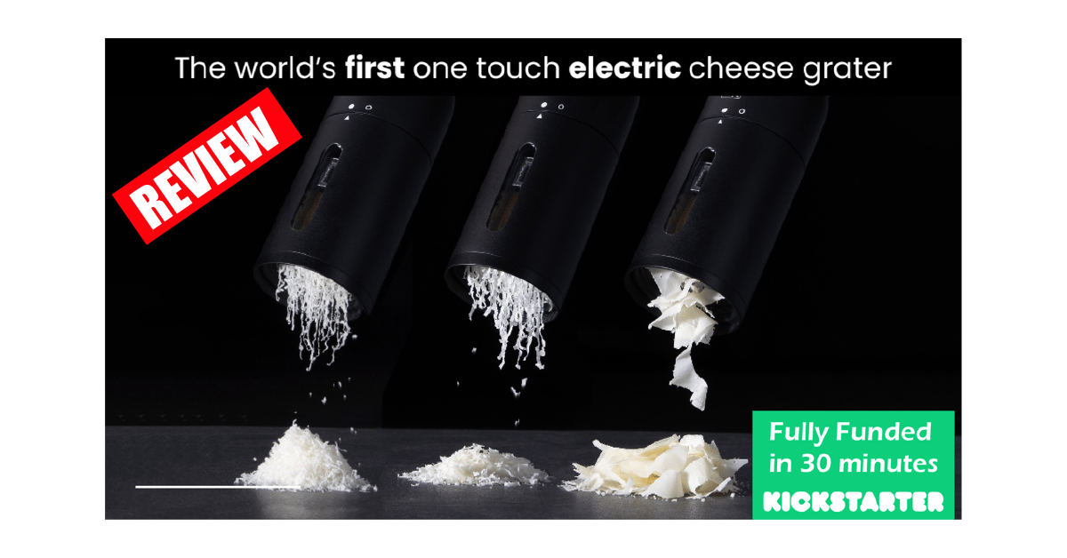 Grater Rain Review: World's First One Touch Electric Cheese Grater