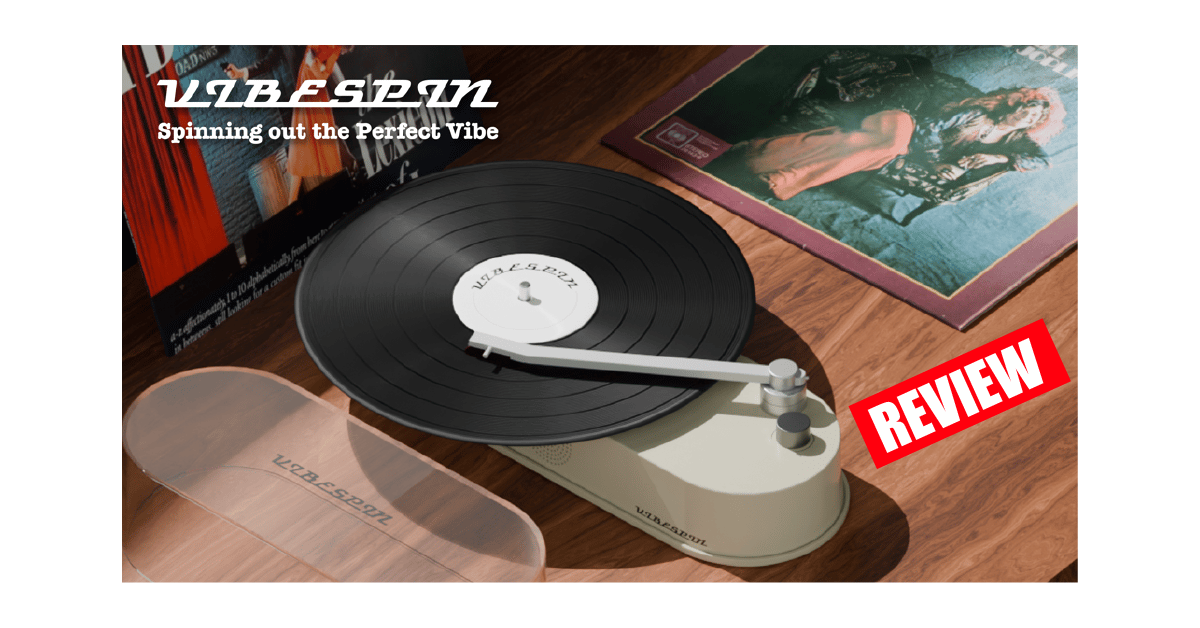 VIBESPIN Review : Best Portable Record Player 2024