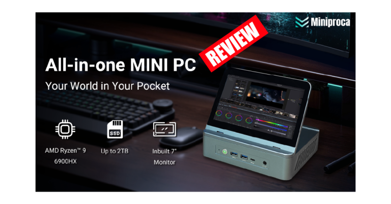 Miniproca: Powerful All-in-1 MINI PC with Inbuilt Display - Revolutionizing Computing!