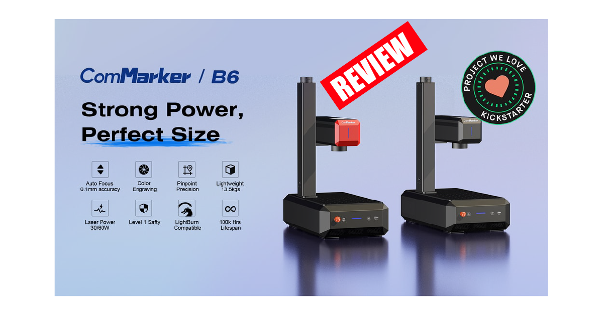 ComMarker B6 Fiber Laser : Revolutionize Your Projects with Laser Cut Stencil & PCB