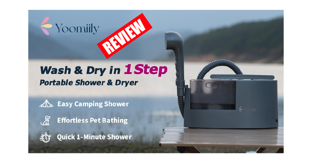 Yoomiily Review : World’s 1st Portable Shower & Dryer Machine