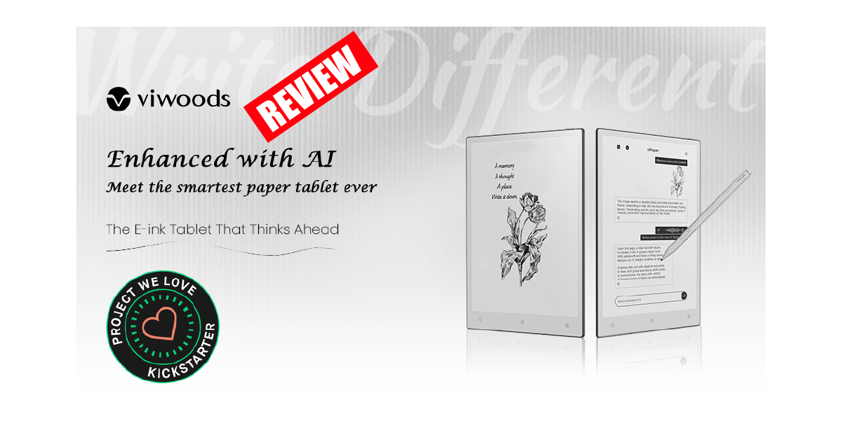 Viwoods AiPaper Carta 1300 E Ink Tablet Review : The Ultimate Guide