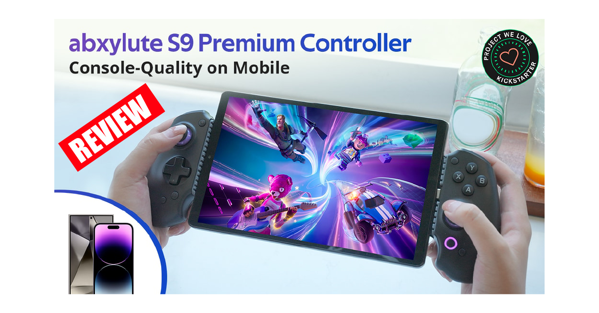 abxylute S9 Review : Premium Mobile Controller Snap, Stretch & Play